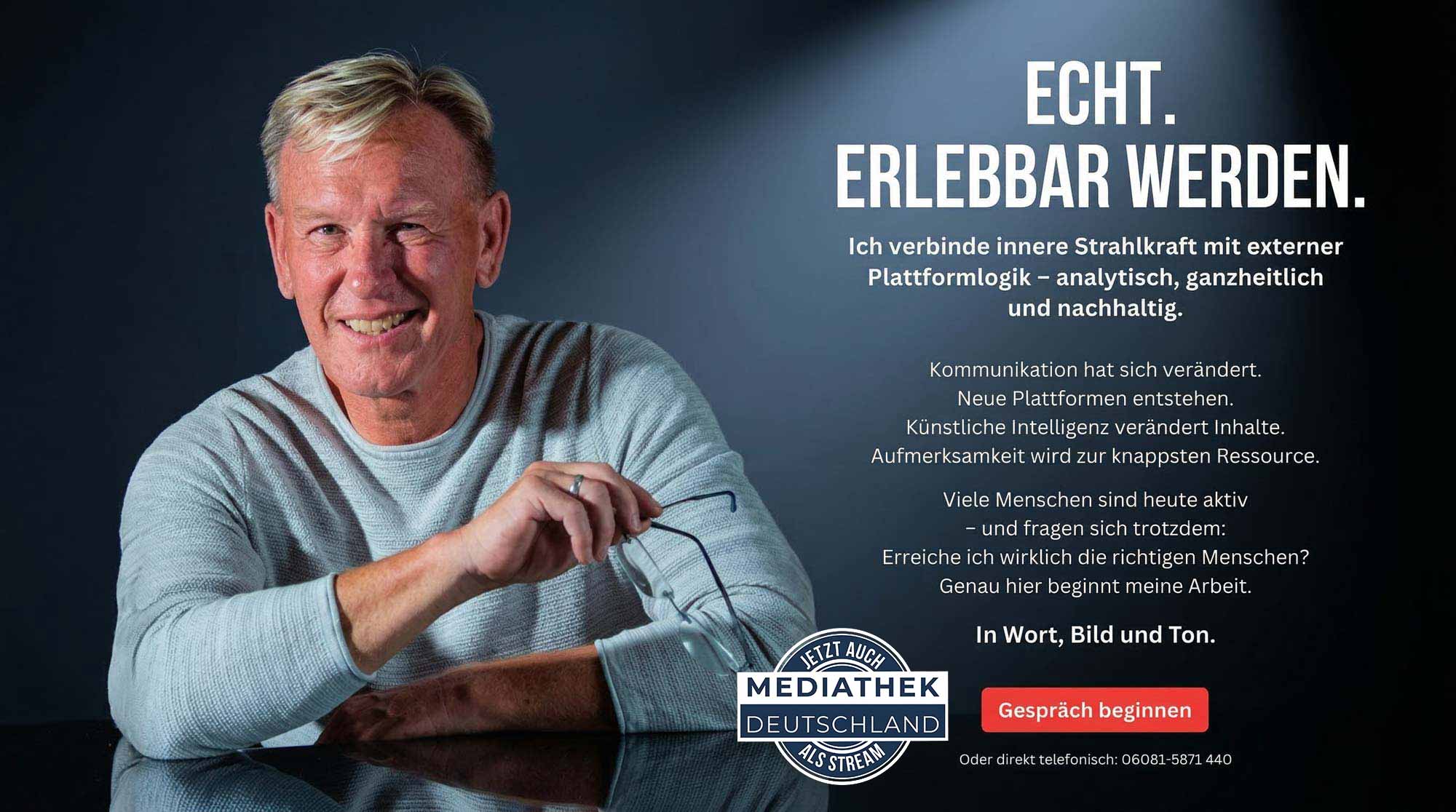 Echt erlebbar werden dank Medienstratege Dirk Rabis DPA