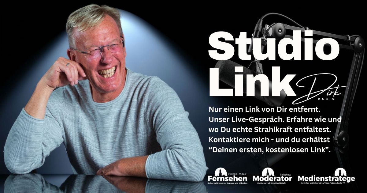 Echt. Erlebbar werden. Erhalte deinen Studio-Link