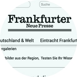 Frankfurter Neue Presse über PR BERATER Dirk Rabis